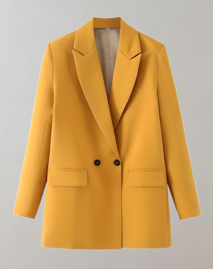 Saar | comfortabele effen formele oversized colblazers