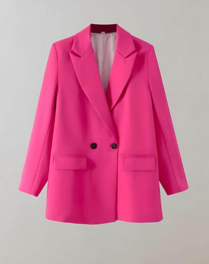 Saar | comfortabele effen formele oversized colblazers