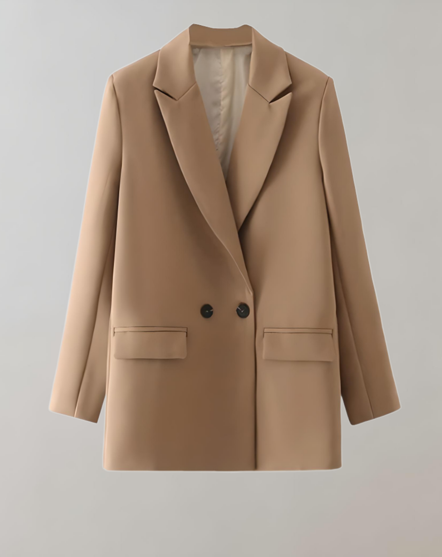 Saar | comfortabele effen formele oversized colblazers