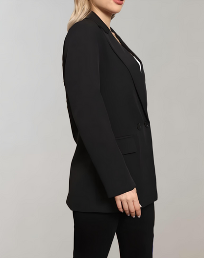 Saar | comfortabele effen formele oversized colblazers