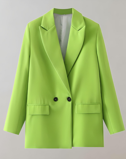 Saar | comfortabele effen formele oversized colblazers