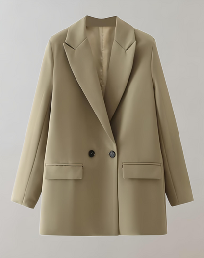Saar | comfortabele effen formele oversized colblazers