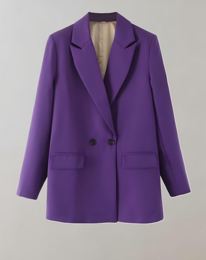 Saar | comfortabele effen formele oversized colblazers