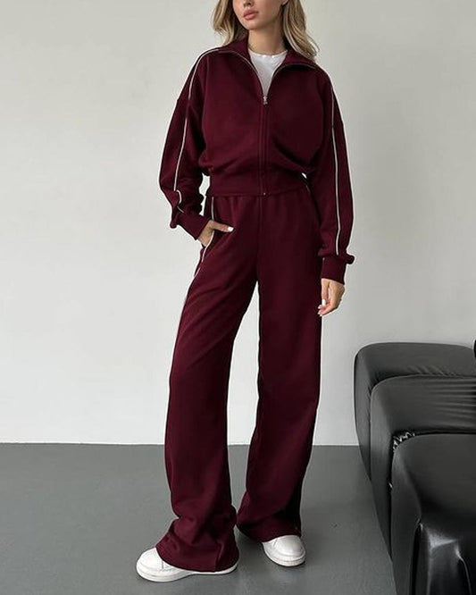 Kanya | Sportieve Ritsjack & Broek Tweedelige Set