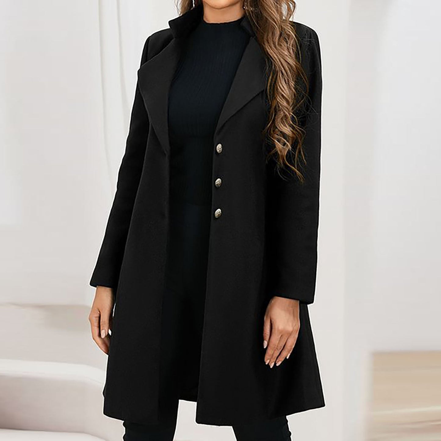 Zoë | Luxe Wollen Jas