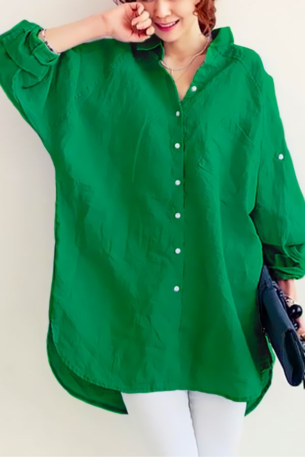 Chic Oversized Linnen Shirt