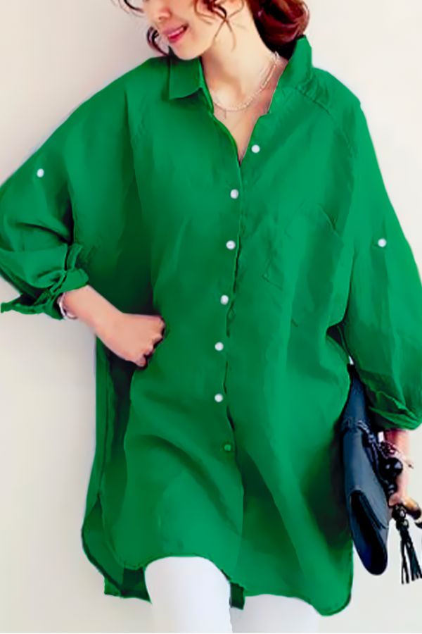 Chic Oversized Linnen Shirt