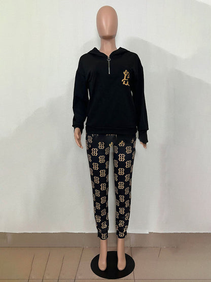 Odette | Modieus trainingspak met print