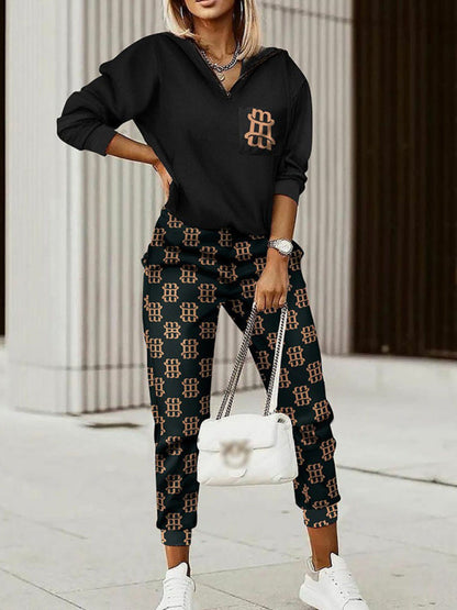 Odette | Modieus trainingspak met print