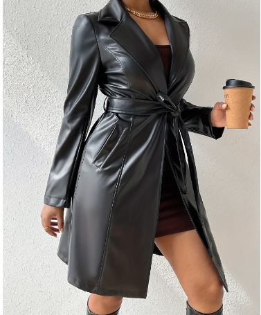 Isabel | Stijlvolle Revers Luxe Trench