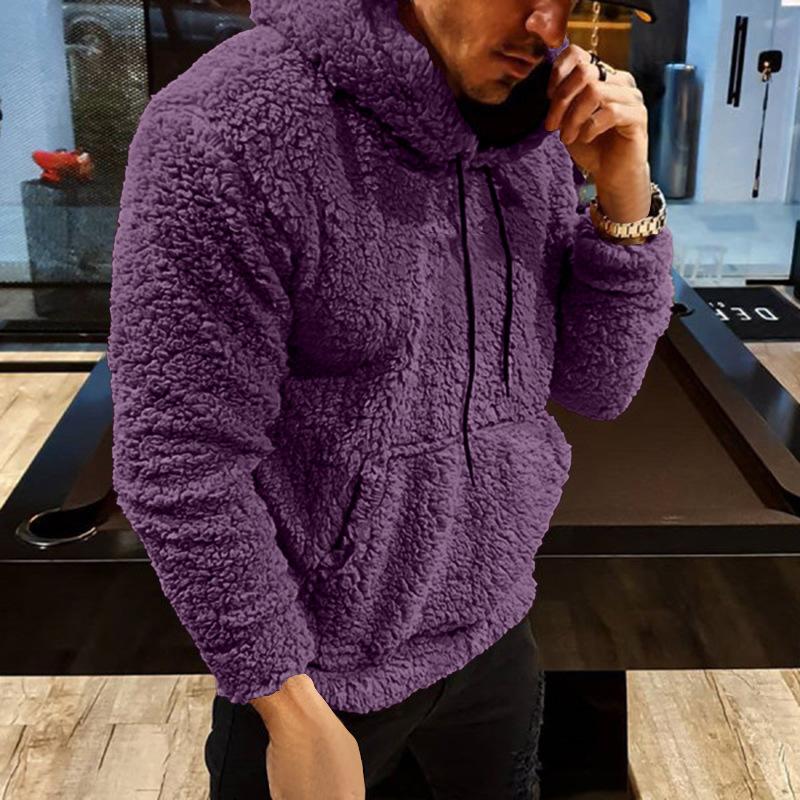 Kristof | Retro polar fleece sweatshirt met capuchon