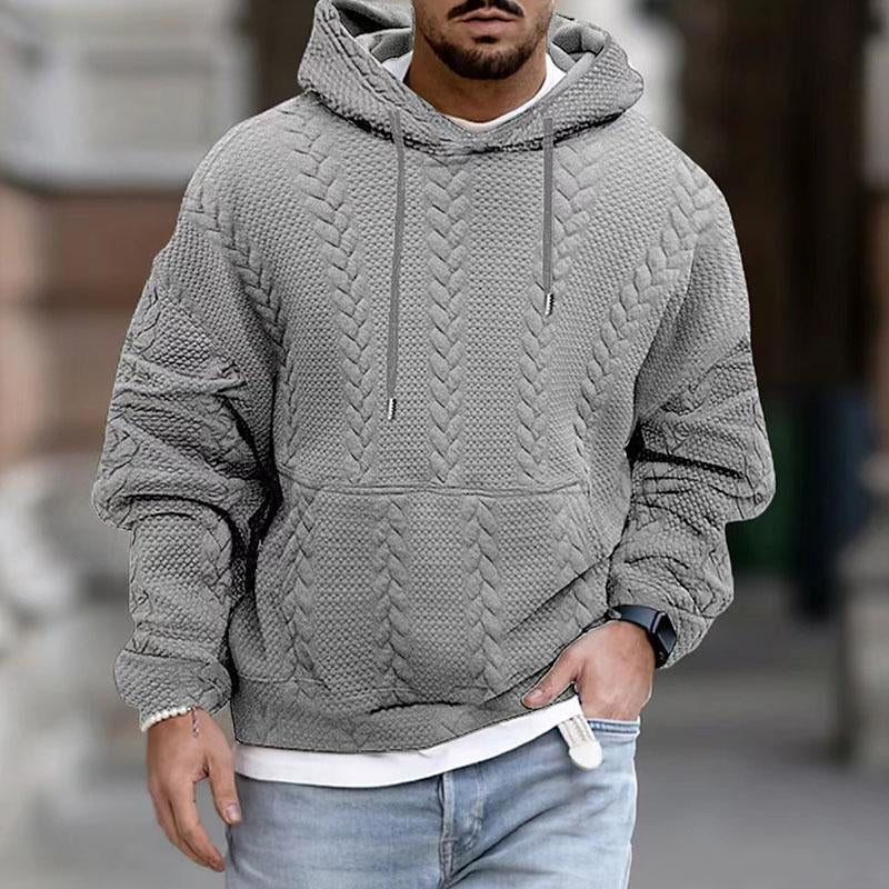 Carlos | Casual kangoeroezak capuchon met lange mouwen