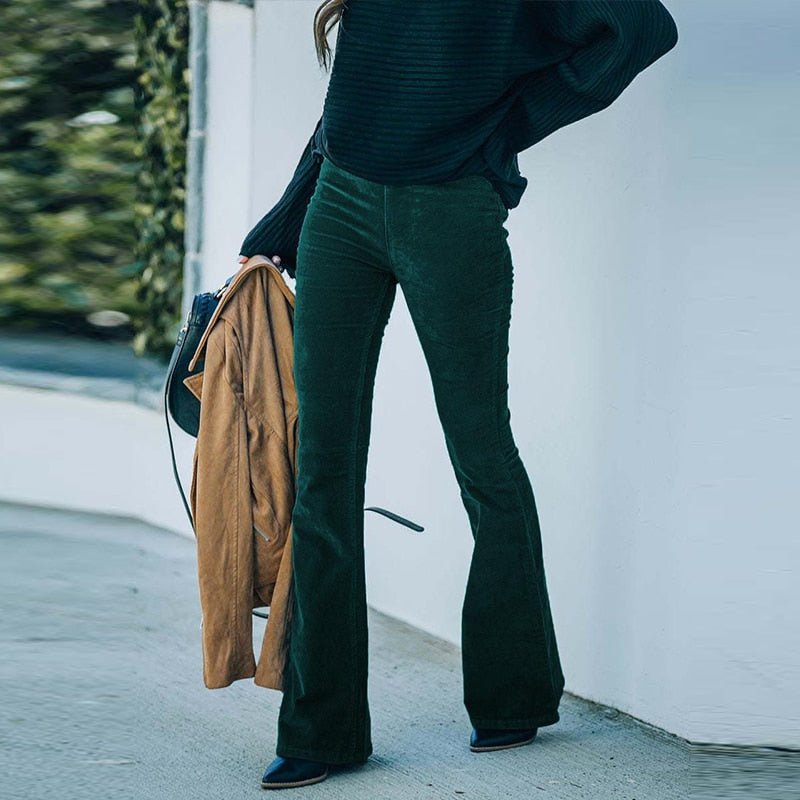 Odette - Stijlvolle en Comfortabele Flare Broek voor Vrouwen