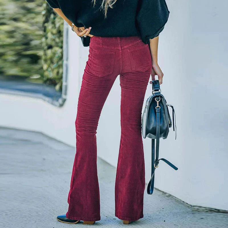 Odette - Stijlvolle en Comfortabele Flare Broek voor Vrouwen