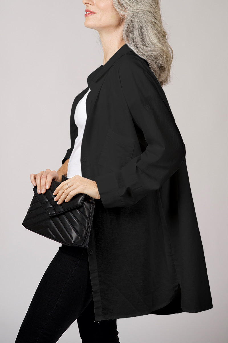 Chic Oversized Linnen Shirt