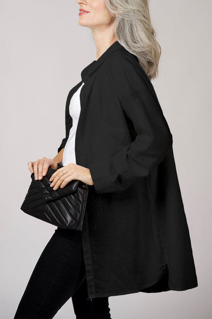 Chic Oversized Linnen Shirt