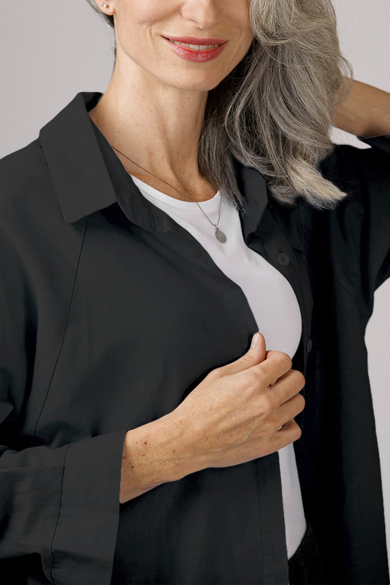 Chic Oversized Linnen Shirt