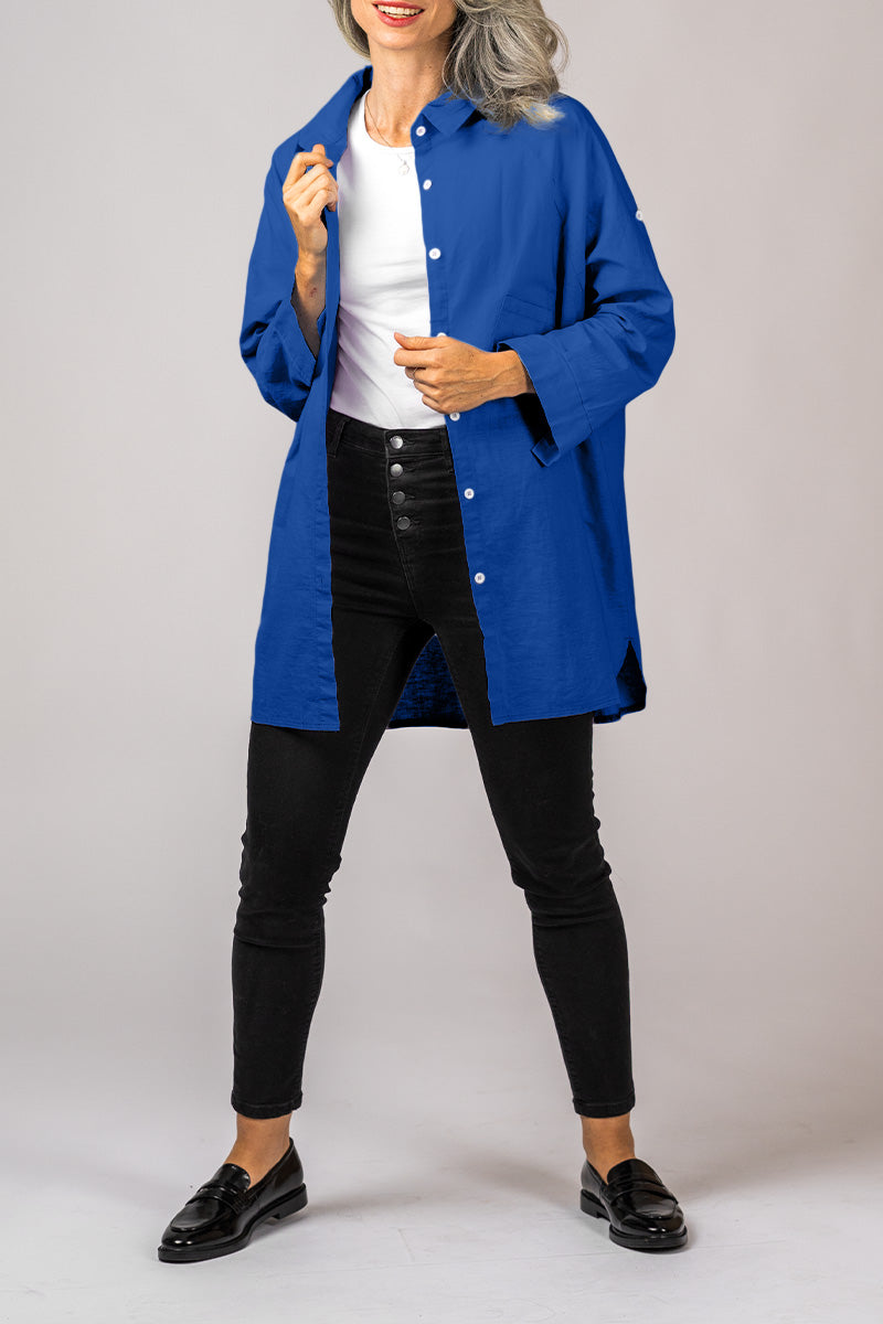 Chic Oversized Linnen Shirt