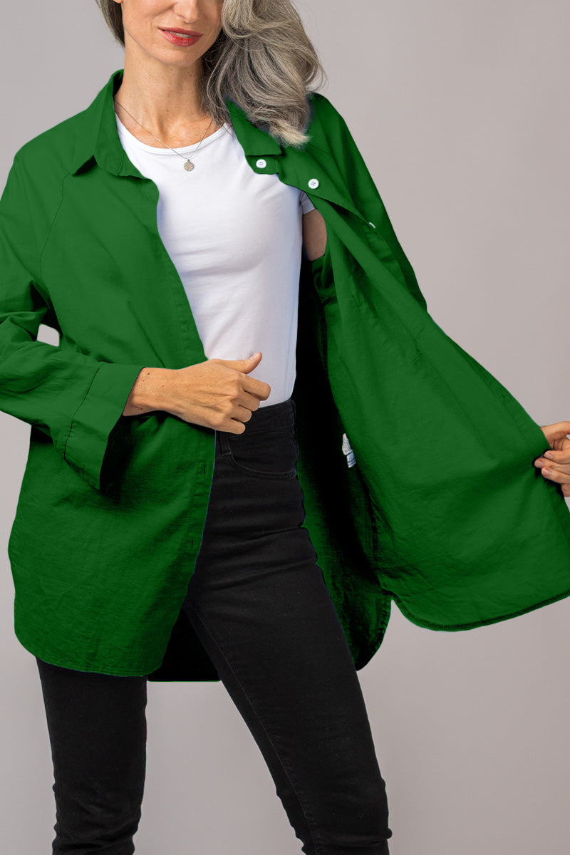 Chic Oversized Linnen Shirt