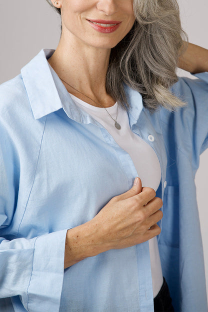 Chic Oversized Linnen Shirt