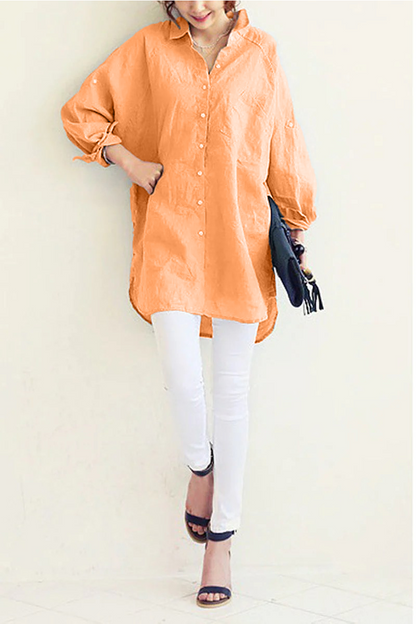 Chic Oversized Linnen Shirt