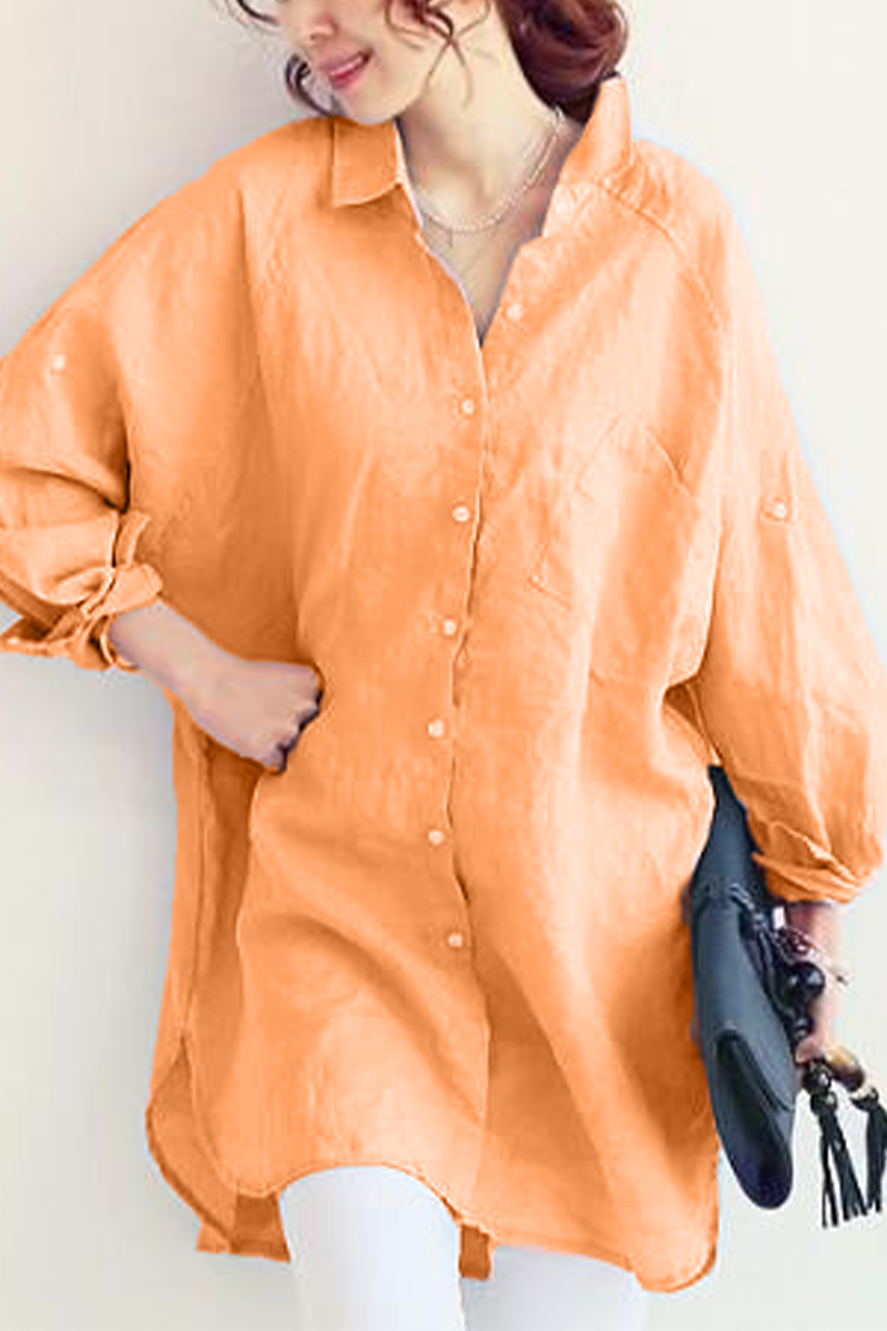 Chic Oversized Linnen Shirt