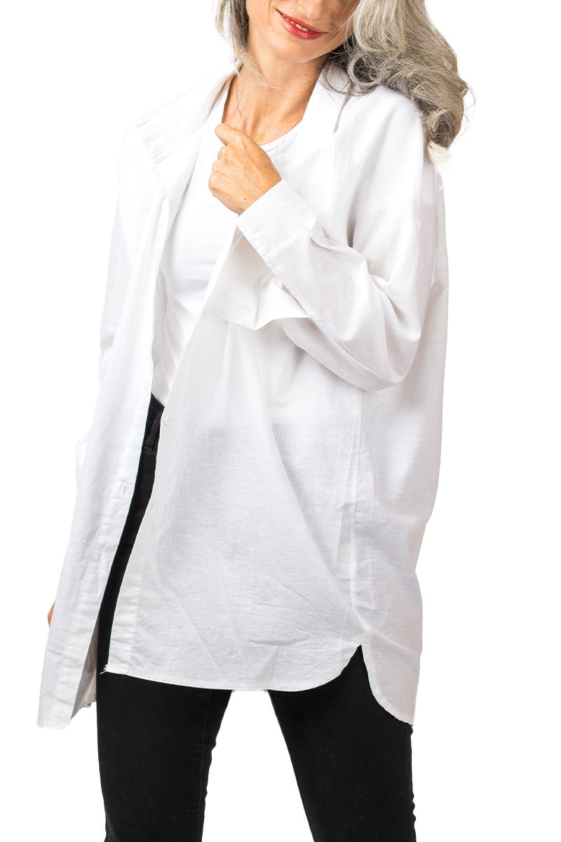 Chic Oversized Linnen Shirt