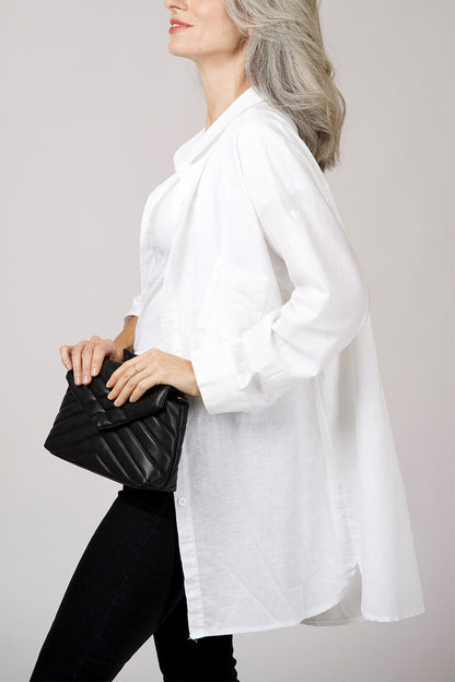Chic Oversized Linnen Shirt