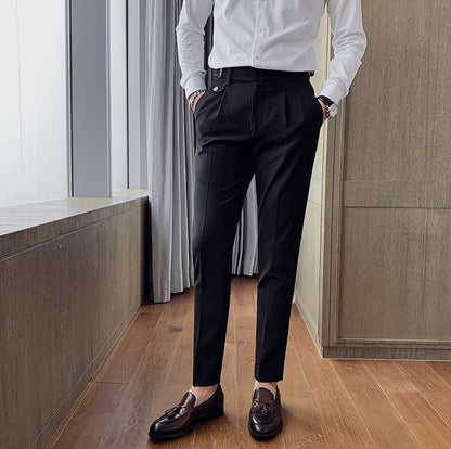 Louis - Stijlvolle Britse Business Herfst Broek voor Mannen