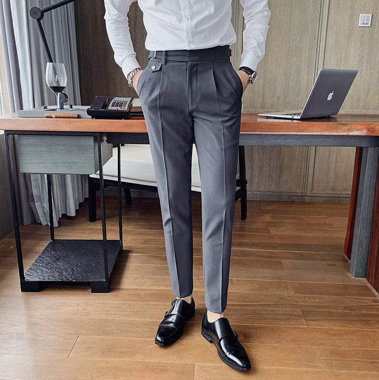 Louis - Stijlvolle Britse Business Herfst Broek voor Mannen