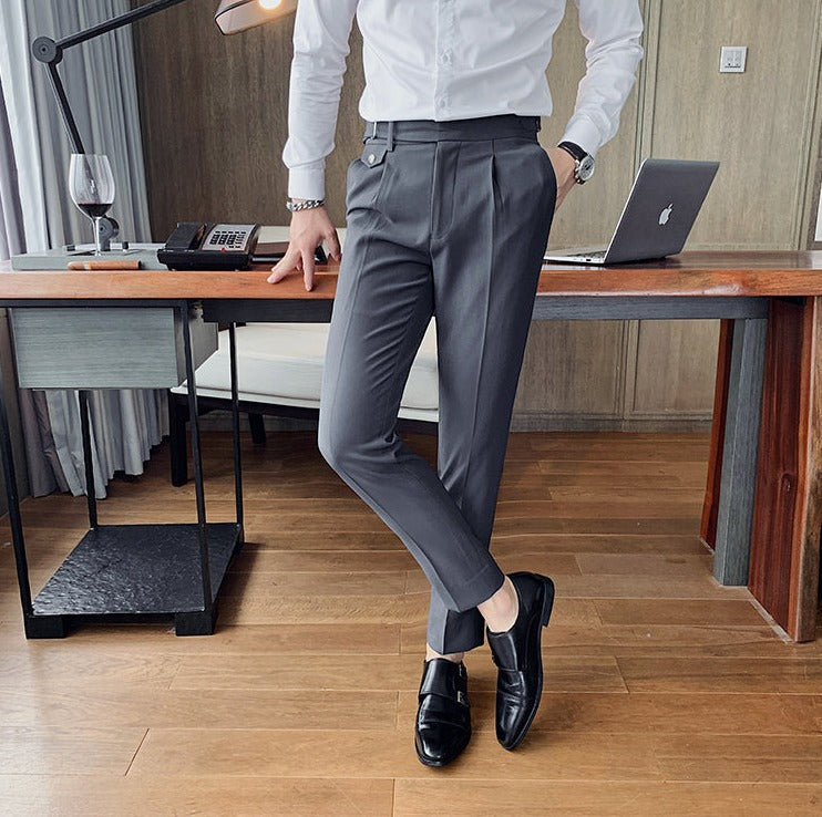 Louis - Stijlvolle Britse Business Herfst Broek voor Mannen
