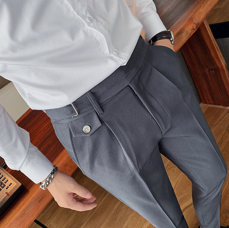 Louis - Stijlvolle Britse Business Herfst Broek voor Mannen