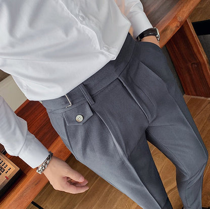 Louis - Stijlvolle Britse Business Herfst Broek voor Mannen