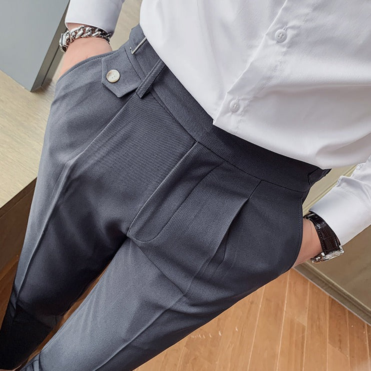 Louis - Stijlvolle Britse Business Herfst Broek voor Mannen