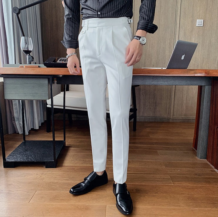 Louis - Stijlvolle Britse Business Herfst Broek voor Mannen