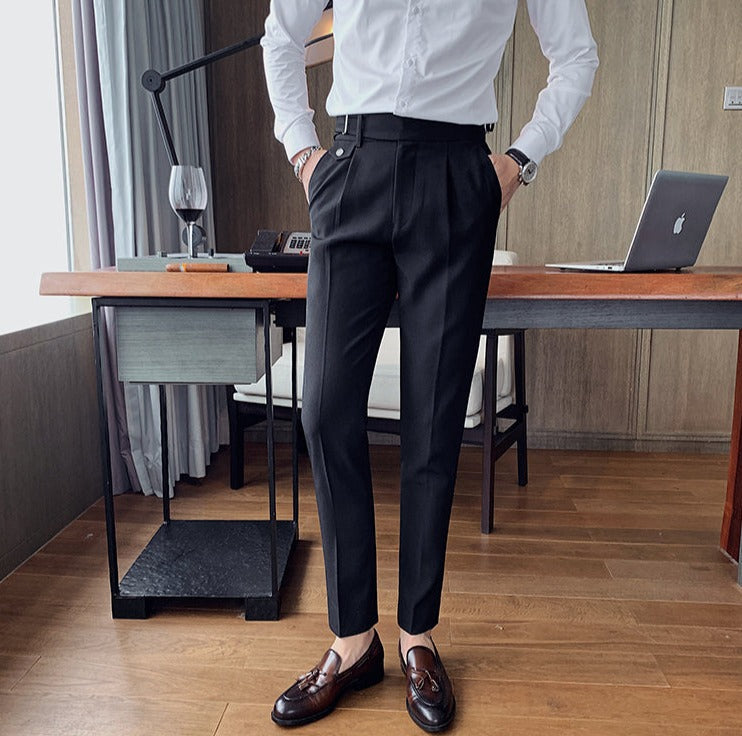 Louis - Stijlvolle Britse Business Herfst Broek voor Mannen