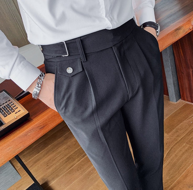 Louis - Stijlvolle Britse Business Herfst Broek voor Mannen