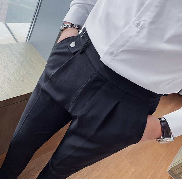 Louis - Stijlvolle Britse Business Herfst Broek voor Mannen