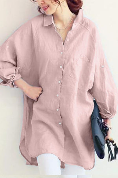 Chic Oversized Linnen Shirt