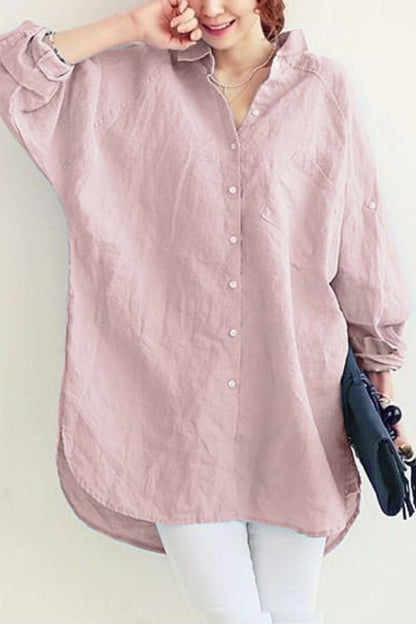 Chic Oversized Linnen Shirt
