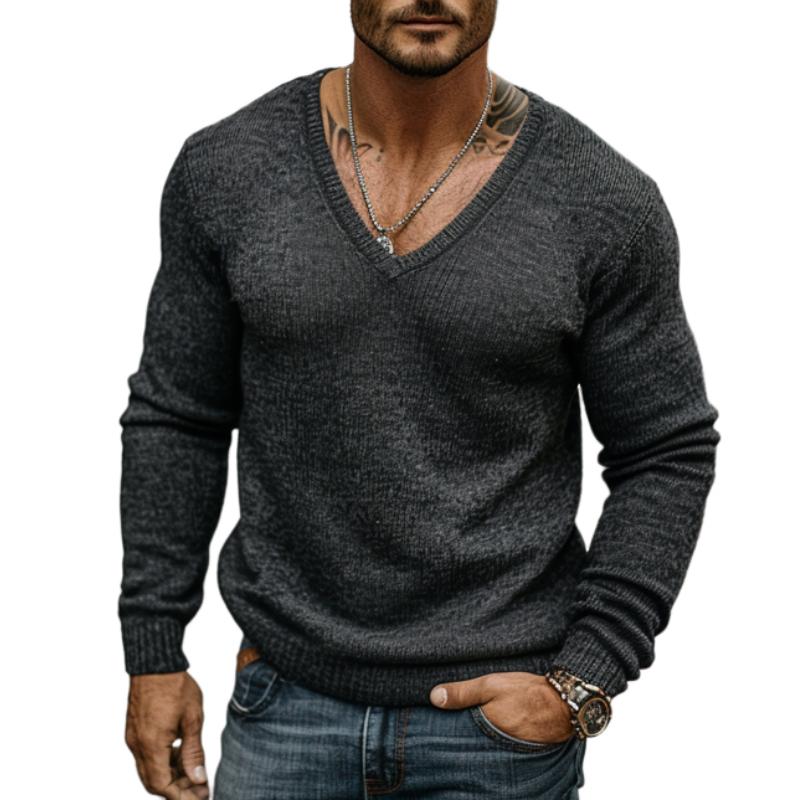 Gustav | Casual Pullover Trui met V-hals