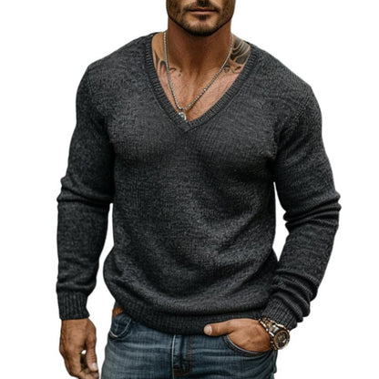 Gustav | Casual Pullover Trui met V-hals