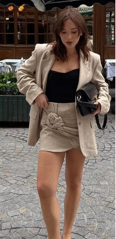 Lieve | Tweedelige set met blazer en rok