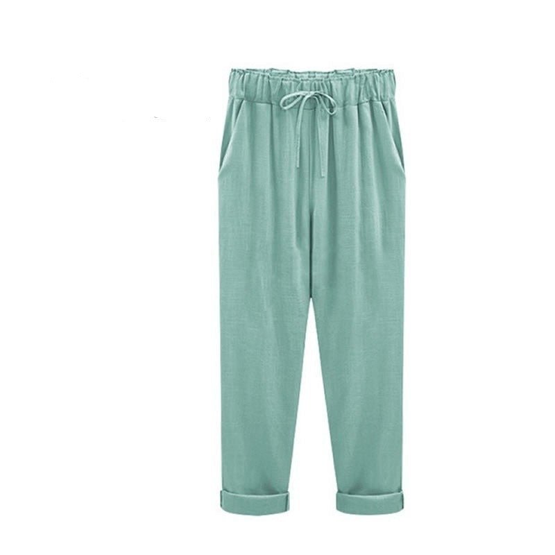 Winnie - Stijlvolle Katoen-linnen Broek voor Vrouwen