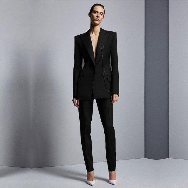 Samira | Elegant gekleed formeel blazer en broekpak