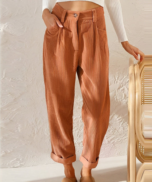 Jenny - Stijlvolle en Comfortabele Corduroy Broek voor Vrouwen