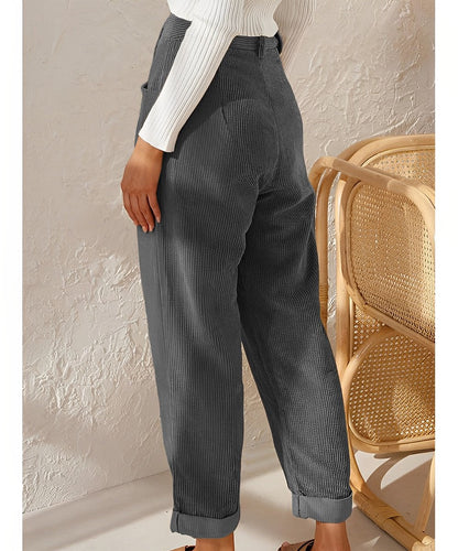 Jenny - Stijlvolle en Comfortabele Corduroy Broek voor Vrouwen